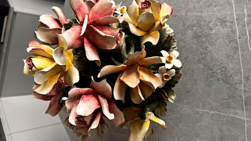 Capodimonte porcelain floral - capodimonte,