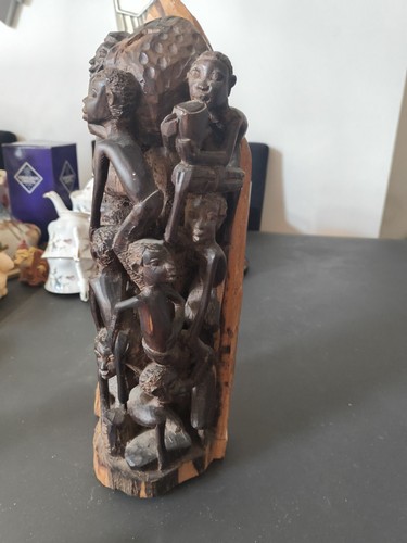 Vintage large makonde tree - makonde,