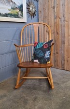 ERCOL CHAIRMAKERS ROCKING CHAIR ~MID CENTURY~FULLY RESTORED~ DELIVERY AVAILABLE
