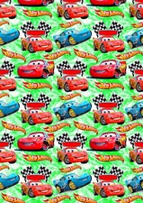 Disney cars birthday wrapping - cars,