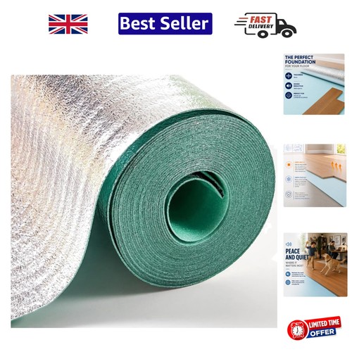 Acoustic silver underlay 3mm - silver,