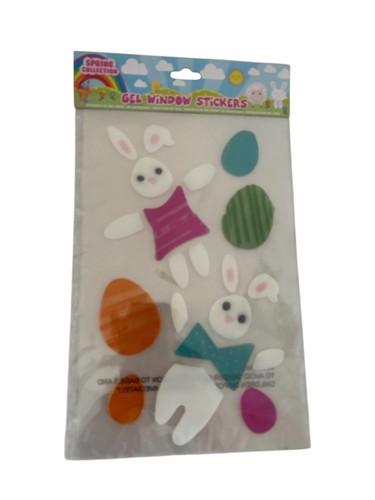 Easter bunny gel window - gel,
