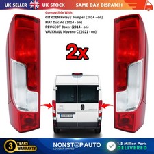 2x Tail Light Lamp Rear Left & Right For CITROEN Relay PEUGEOT Boxer FIAT Ducato