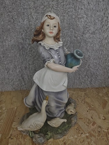 Large figurine young girl - figurine,