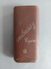 Vintage Wills Embassy Cigars Advertising Tube/Case