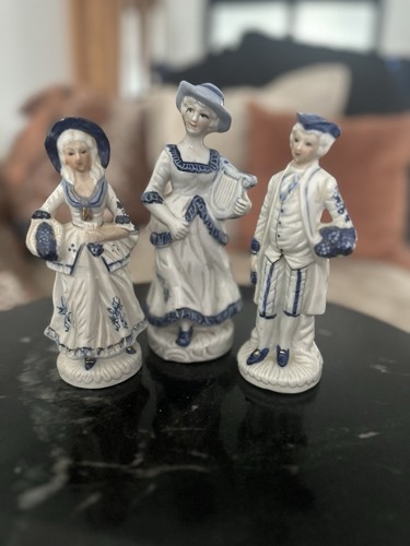 Vintage blue and white - blue,