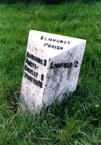 Photo 6x4 old milepost the - photo,