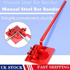 Heavy-duty Manual Rebar Bender 1-20mm Bending Tool Portable Steel Bar Bender