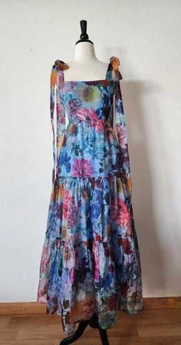 New anthro maxi dress - new, size