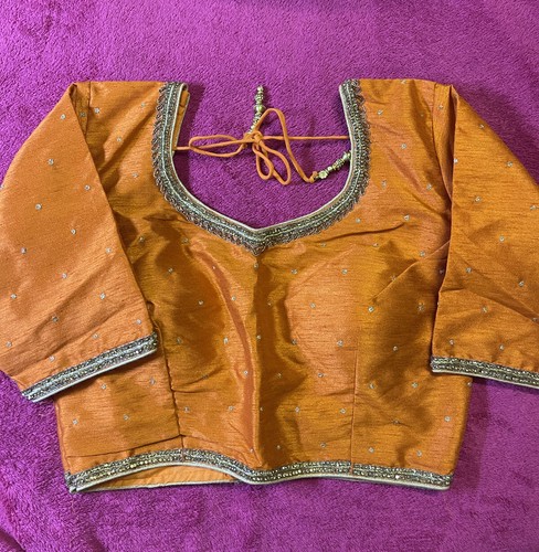 Indian orange silk - orange,