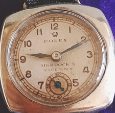 ROLEX SILVER TRENCH WATCH. K.R.S.