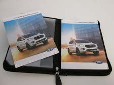 FORD KUGA HANDBOOK OWNERS MANUAL  2016-2018  inc  Sat nav,  ref R106 GENUINE ..