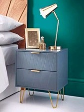Bedside Table With 2 Drawer