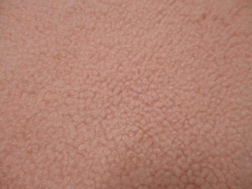 Pale orange short curly - orange,