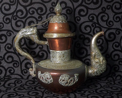 Large copper white metal - &,