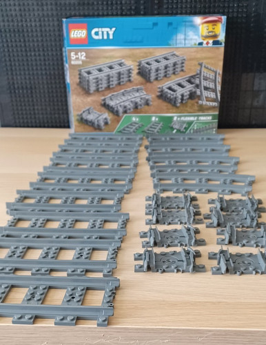Lego city train - city, track
