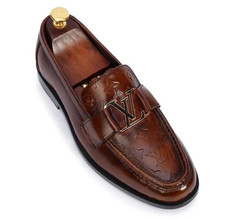 Men brown leather - brown,