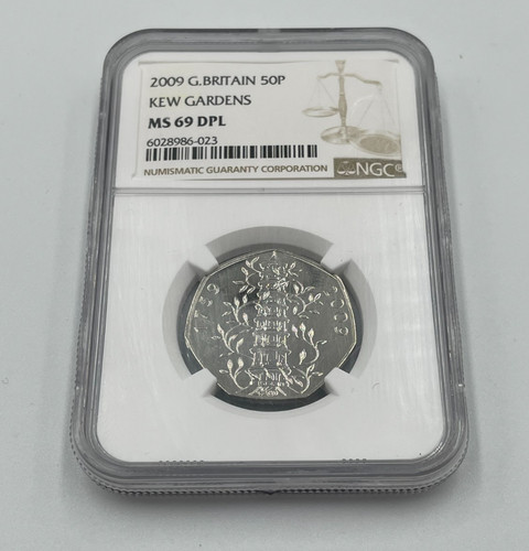 2009 kew gardens 50p - ngc, ms69