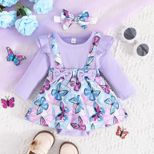 Infant baby girl butterfly - infant,