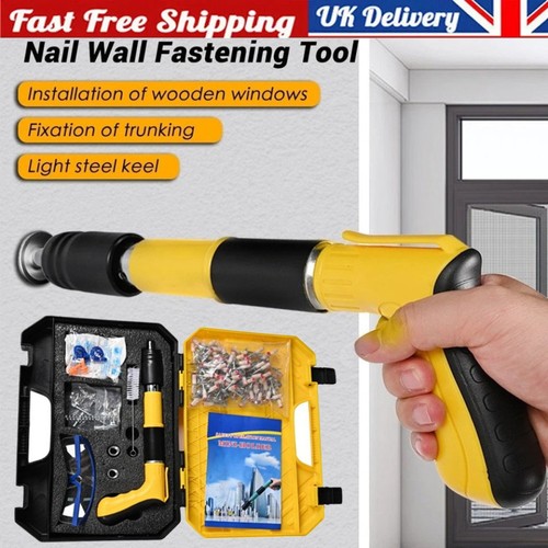 Powerful concrete nail gun - gun, air