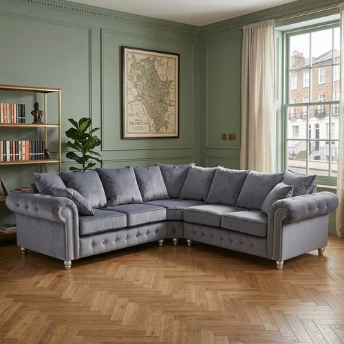 Corner seater sofa plush - sofa,