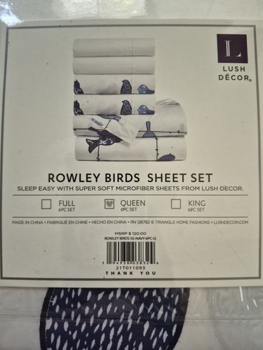 Rowley birds soft sheet set - rowley,