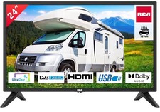 RB24H2CU 12 Volt 24" Inch HD TV, Freeview HD DVB-T2/C/S2 Dolby Digital Audio Car