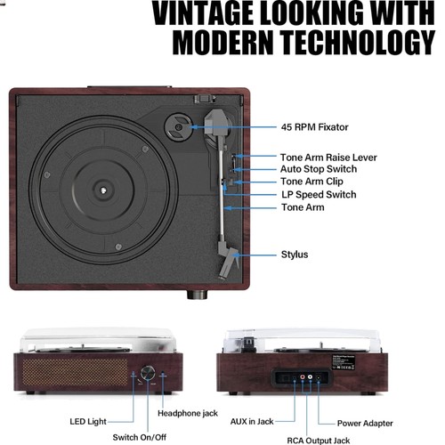 Vinyl record player turntable - vinyl,