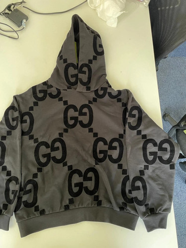 Gucci flocked print - gucci, gg