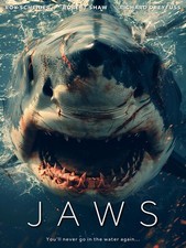 Movie Poster Jaws Film Memorabilia Metal Sign Retro Cinema Classic Man Cave Bar
