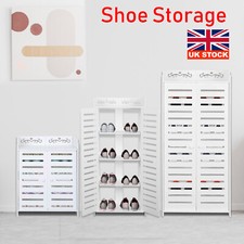 5tier white shoe - white, storage