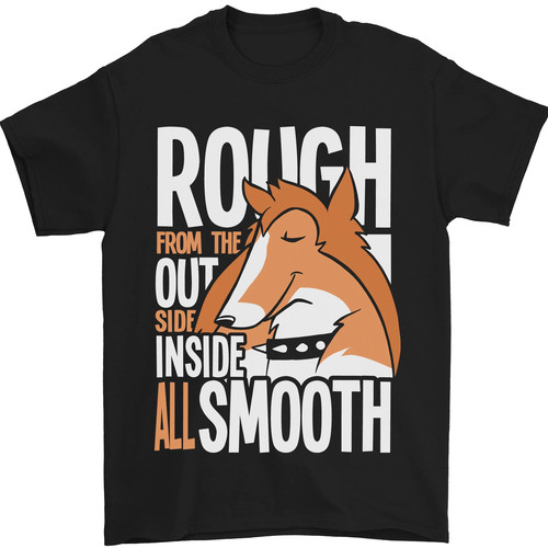Rough collie inside all smooth - rough,
