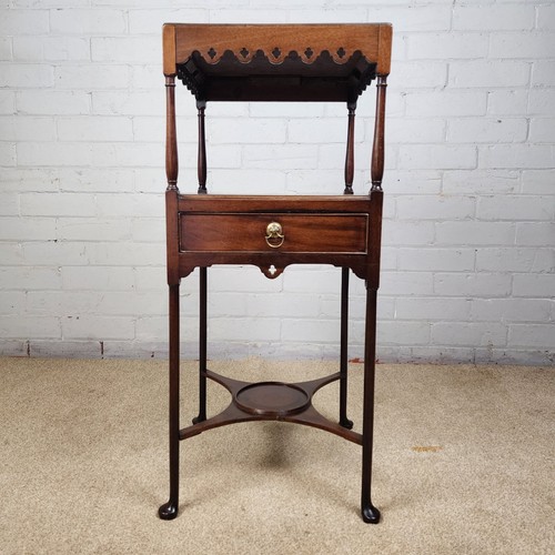 Georgian mahogany washstand - georgian,