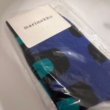 Marimekko Socks Size 37-39 blue pattern Women Sock Free postage!