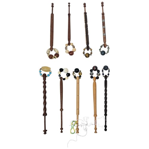 Vintage lace making - vintage, bobbins