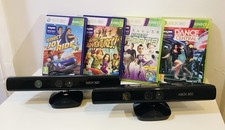 2 Official  Xbox 360 Kinect Motion Sensor Camera + 4 Kinect Gaming All Works