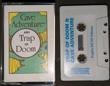 Cave Adventure & Trap of Doom Game For Sharp MZ-700 MZ700 Computer 