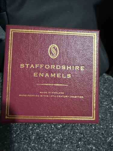 Staffordshire enamels trinket - staffordshire,
