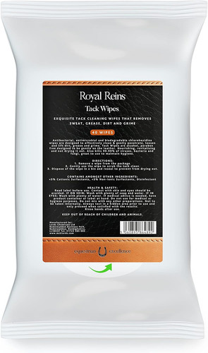 Leather tack cleaning wipes - tack,