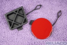 Mini R50 Tow Eye Hook Cover Bumper Cooper One (POST 04/07) Front Rear Chili RED