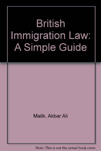 British immigration law - law:, a