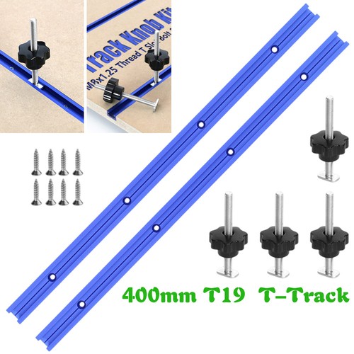 400mm t19 slot miter track - t-slot,