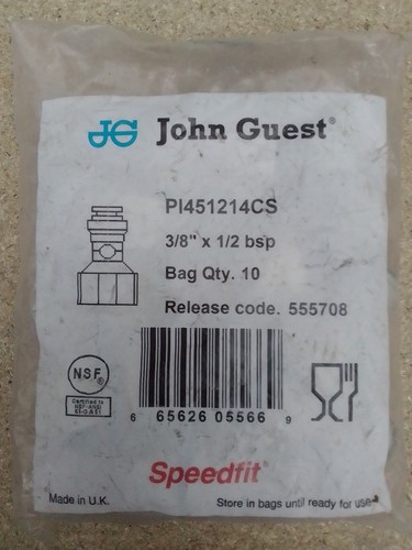 Keg coupler fittings - fittings, john