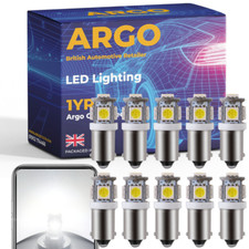 10x 233 Ba9s Led White Xenon