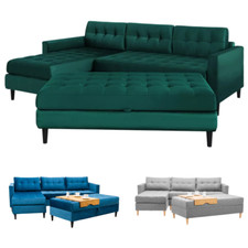 Corner sofa living area with