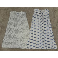 2 Baby Sleep Sack Lot Cotton