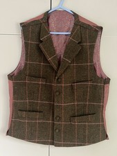 Tweed Vintage Gibson London Waistcoat 42R FREE postage 