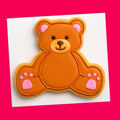 Teddy bear cookie cutters - bear,