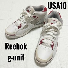 Reebok G-Unit Collab High Cut Sneakers White Red 28cm US10 Deadstock Mint
