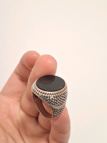 Vintage men black - onyx, style